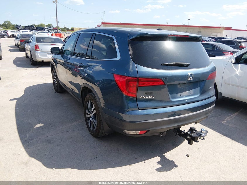 2018 Honda Pilot VIN 5FNYF6H32JB069326 IAAI salvage auction — NORMAL WEAR, Original (Texas), sold $9,300 on 2026-07-29 (photo 3)