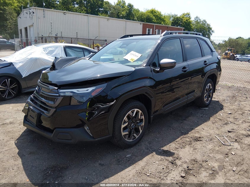 2026 Subaru Forester VIN 4S4SLDD60T3044231 IAAI salvage auction — RIGHT FRONT, Salvage (Massachusetts), sold $10,500 on 2026-09-22 (photo 2)