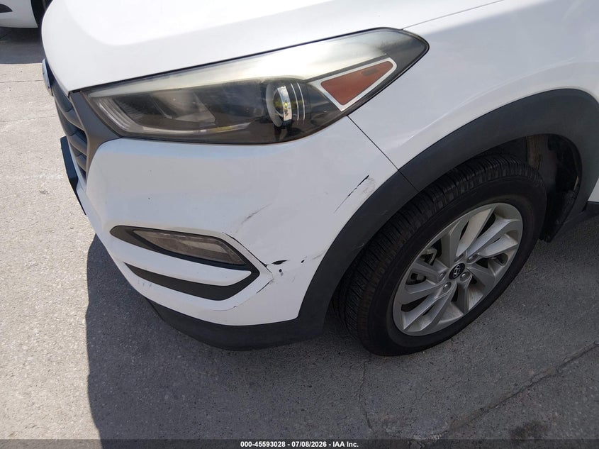 2016 Hyundai Tucson VIN KM8J33A44GU209786 IAAI salvage auction — NORMAL WEAR, Salvage Title, sold $1,550 on 2026-07-29 (photo 6)