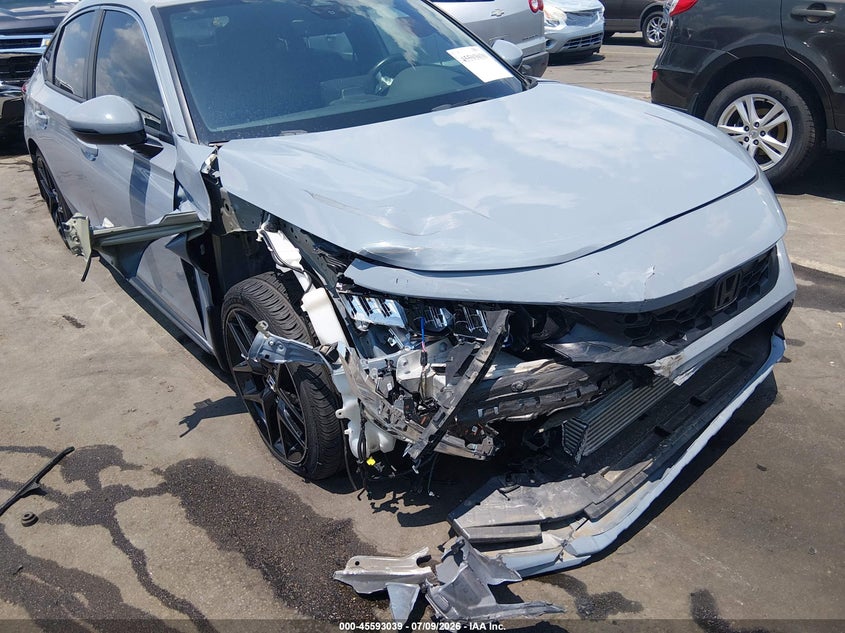 2024 Honda Civic VIN 19XFL1H88RE023046 IAAI salvage auction — RIGHT FRONT, Salvage Title, sold $6,600 on 2026-08-20 (photo 6)