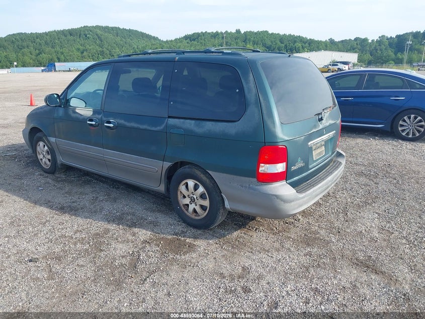 2004 Kia SEDONA VIN KNDUP131446597289 IAAI salvage auction — NORMAL WEAR, Clear (Alabama), sold $25 on 2026-07-15 (photo 3)
