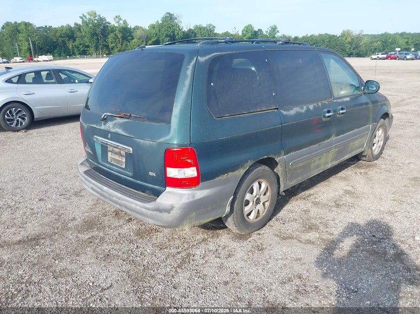 2004 Kia SEDONA VIN KNDUP131446597289 IAAI salvage auction — NORMAL WEAR, Clear (Alabama), sold $25 on 2026-07-15 (photo 4)