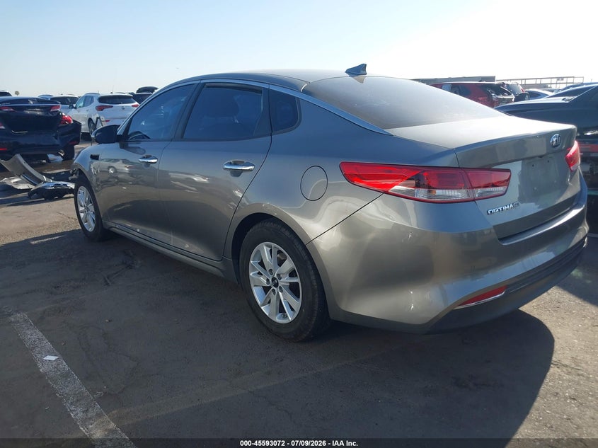 2018 Kia Optima VIN 5XXGT4L31JG200601 IAAI salvage auction — FRONT END, Salvage (Arizona), sold $1,300 on 2026-07-28 (photo 3)