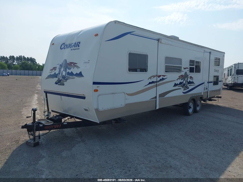2005 Keystone rv Cougar VIN 4YDT304275B047051 IAAI salvage auction — ROOF, Prior Salvage (Minnesota), sold $1,250 on 2026-09-22 (photo 2)