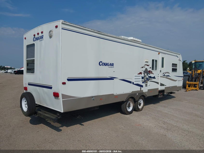 2005 Keystone rv Cougar VIN 4YDT304275B047051 IAAI salvage auction — ROOF, Prior Salvage (Minnesota), sold $1,250 on 2026-09-22 (photo 4)