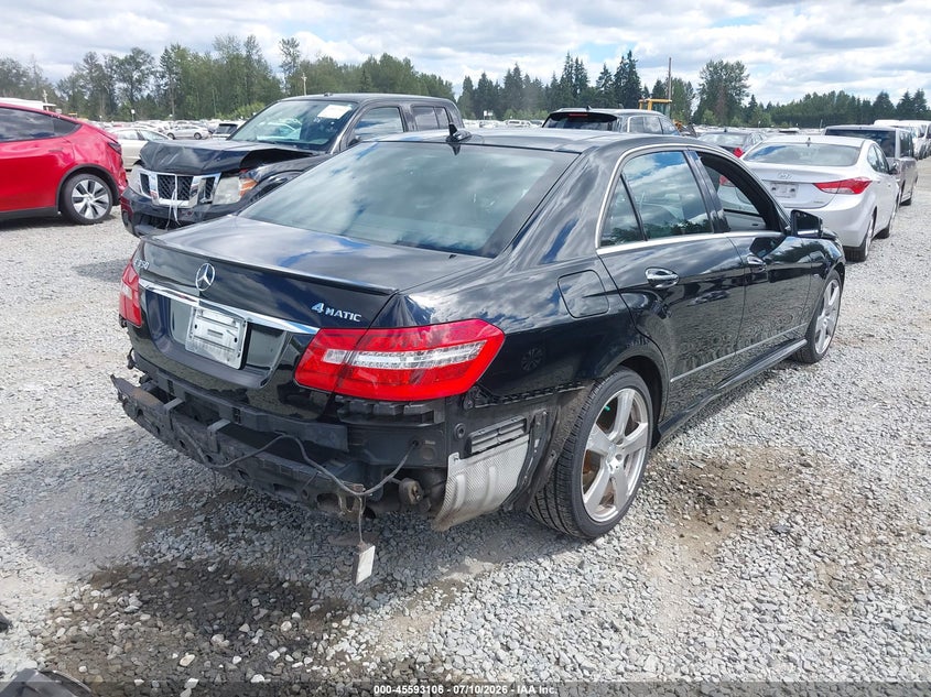 2012 Mercedes-benz E-klasse VIN WDDHF8JB1CA623308 IAAI salvage auction — FRONT & REAR, Salvage Title, sold $1,200 on 2026-07-22 (photo 4)
