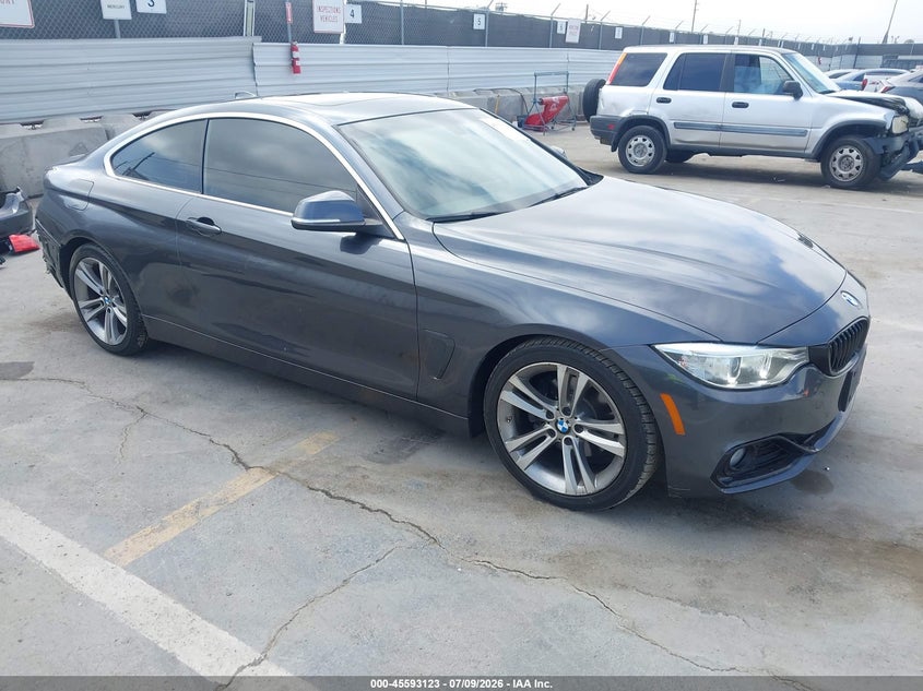 2016 BMW 4er VIN WBA3N7C51GK228311 IAAI salvage auction — REAR END, Salvage (California), sold $1,550 on 2026-07-29 (photo 1)