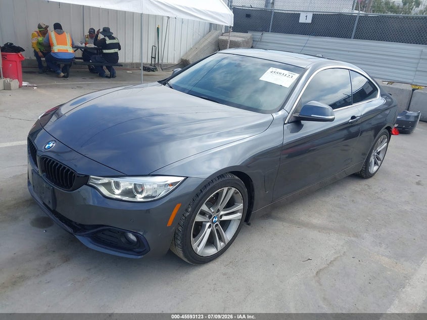 2016 BMW 4er VIN WBA3N7C51GK228311 IAAI salvage auction — REAR END, Salvage (California), sold $1,550 on 2026-07-29 (photo 2)