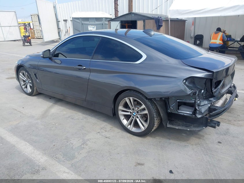 2016 BMW 4er VIN WBA3N7C51GK228311 IAAI salvage auction — REAR END, Salvage (California), sold $1,550 on 2026-07-29 (photo 3)