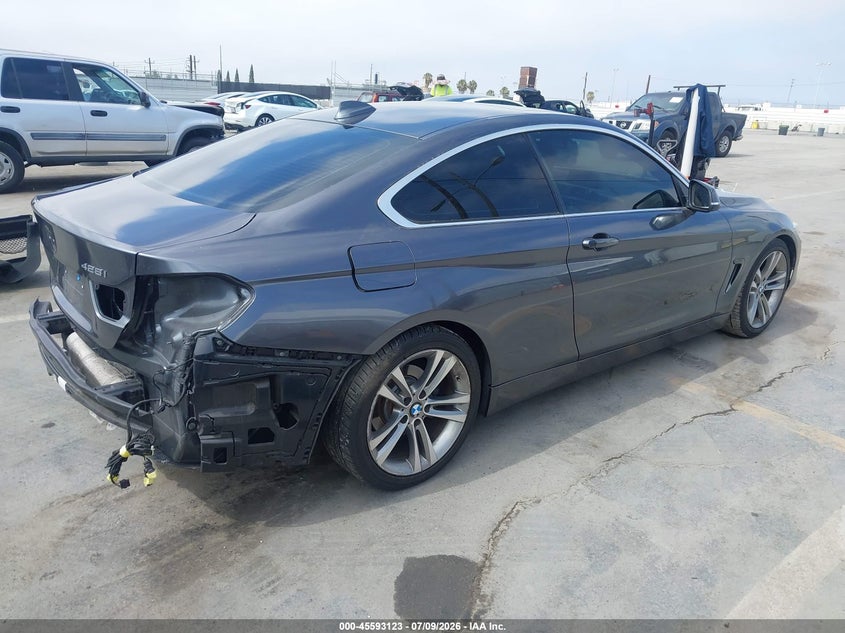 2016 BMW 4er VIN WBA3N7C51GK228311 IAAI salvage auction — REAR END, Salvage (California), sold $1,550 on 2026-07-29 (photo 4)
