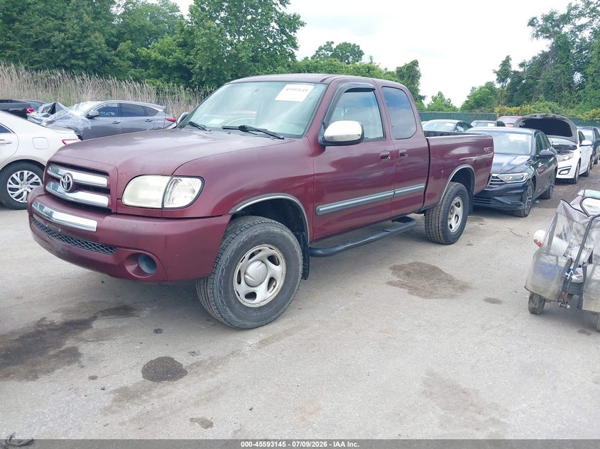 2003 Toyota Tundra VIN 5TBBN44183S355240 IAAI salvage auction — NORMAL WEAR, Clear (Maryland), sold $2,700 on 2026-07-30 (photo 2)