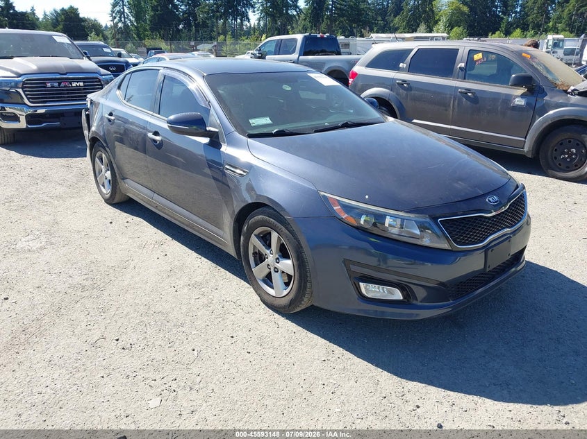 2015 Kia Optima VIN 5XXGM4A76FG484687 IAAI salvage auction — RIGHT REAR, Salvage Title, sold $925 on 2026-07-29 (photo 1)