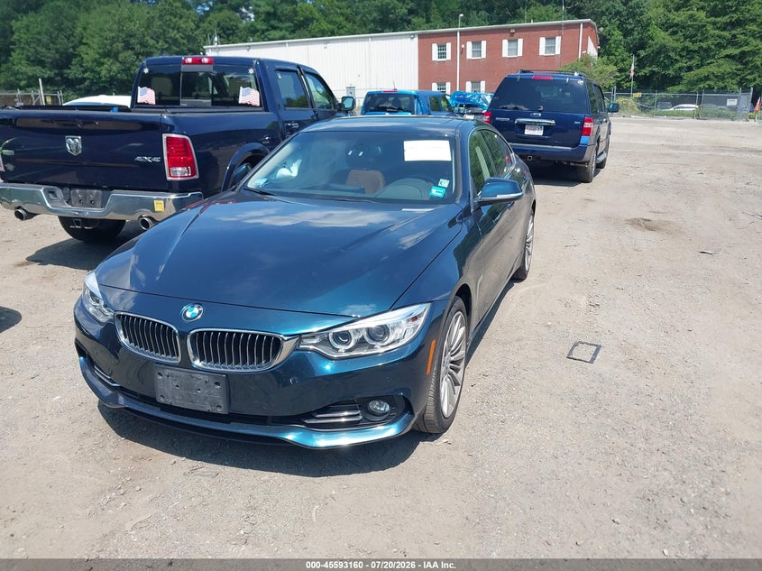 2015 BMW 4er VIN WBA4C9C52FG135269 IAAI salvage auction — RIGHT SIDE, Clear (Massachusetts), sold $6,050 on 2026-08-04 (photo 2)