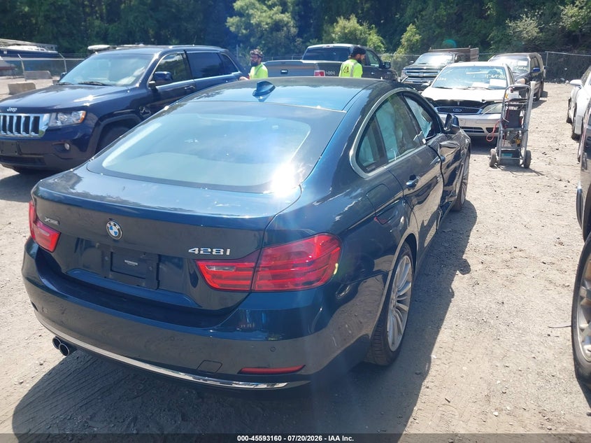 2015 BMW 4er VIN WBA4C9C52FG135269 IAAI salvage auction — RIGHT SIDE, Clear (Massachusetts), sold $6,050 on 2026-08-04 (photo 4)