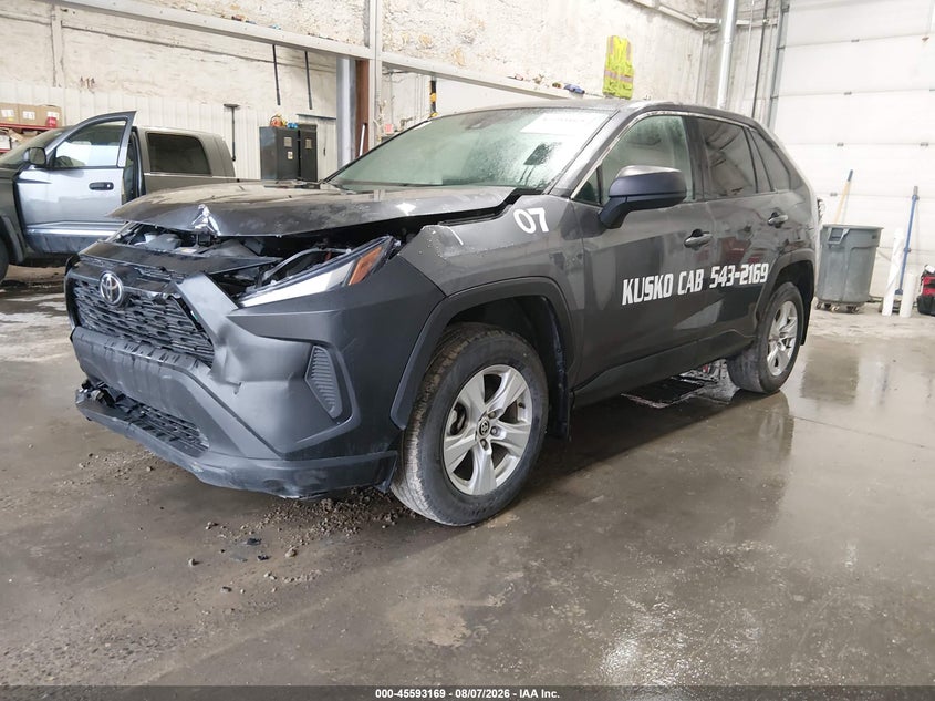 2025 Toyota Rav 4 VIN 2T3F1RFV4SC522385 IAAI salvage auction — FRONT END, Salvage Title, sold $8,500 on 2026-08-22 (photo 2)