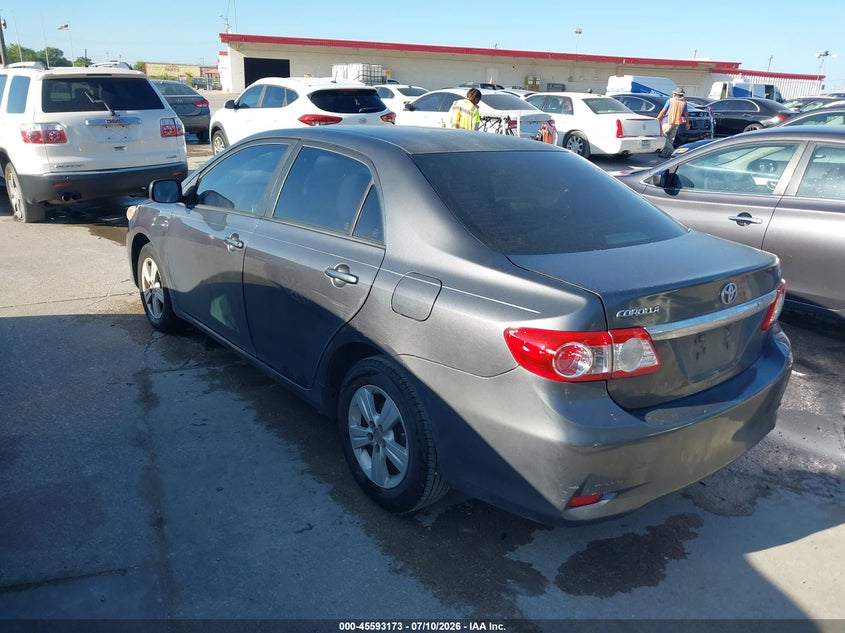 2011 Toyota Corolla VIN JTDBU4EE0B9163142 IAAI salvage auction — NORMAL WEAR, Original (Texas), sold $775 on 2026-07-29 (photo 3)