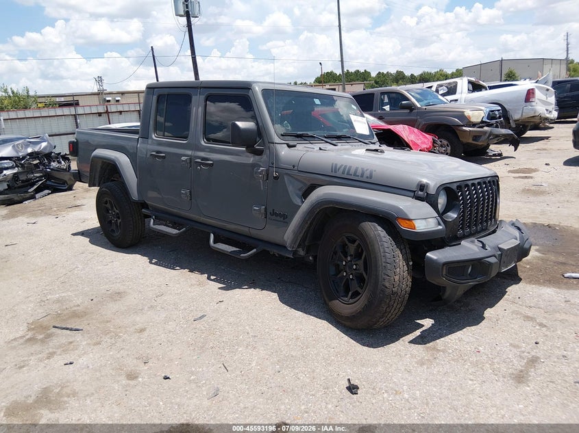 2021 Jeep Gladiator VIN 1C6HJTAG8ML592398 — IAAI salvage auction photo