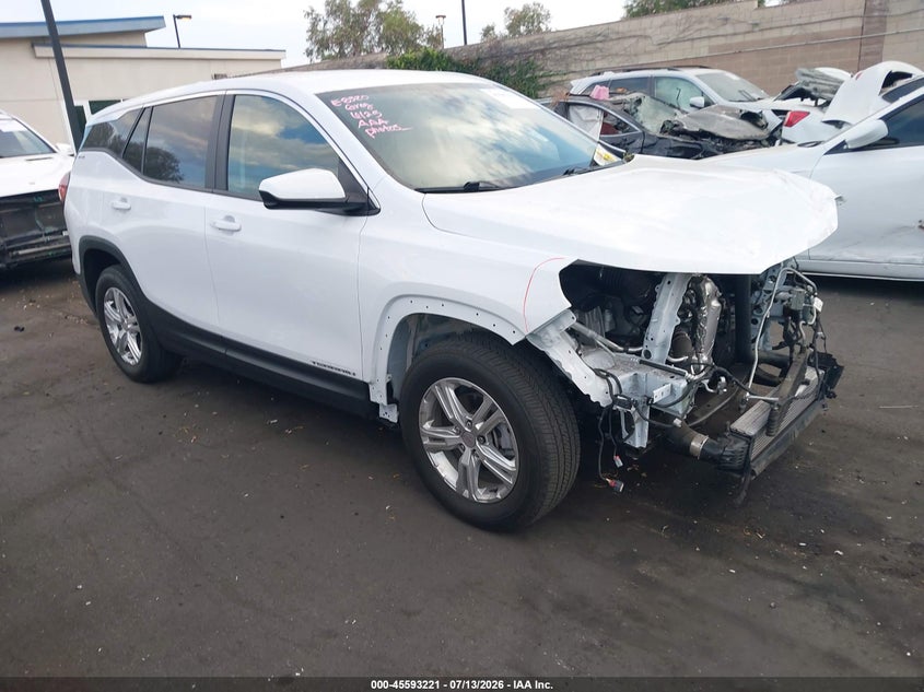 2024 Gmc Terrain VIN 3GKALTEG9RL334079 IAAI salvage auction — FRONT END, Salvage Certificate (California), sold $7,525 on 2026-08-21 (photo 1)