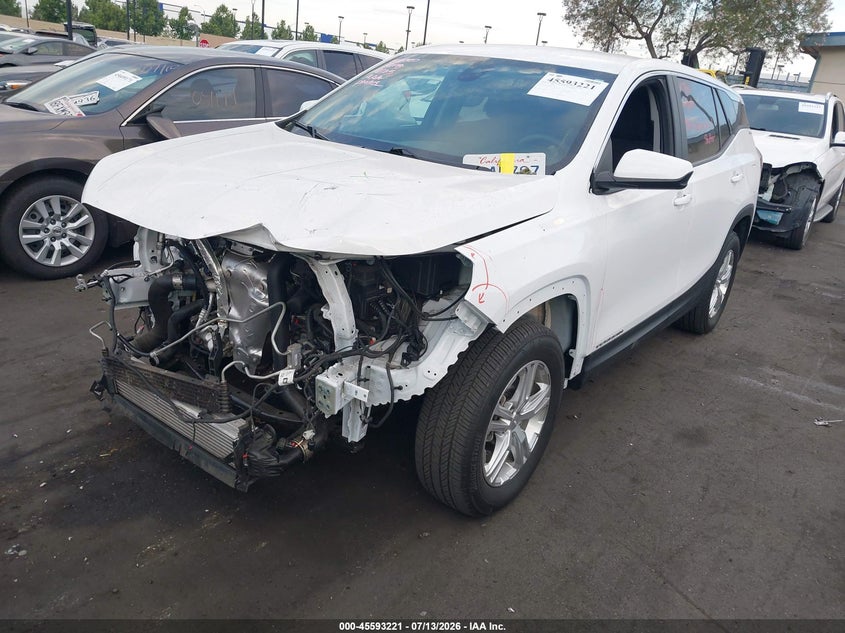 2024 Gmc Terrain VIN 3GKALTEG9RL334079 IAAI salvage auction — FRONT END, Salvage Certificate (California), sold $7,525 on 2026-08-21 (photo 2)