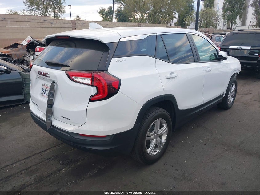2024 Gmc Terrain VIN 3GKALTEG9RL334079 IAAI salvage auction — FRONT END, Salvage Certificate (California), sold $7,525 on 2026-08-21 (photo 4)