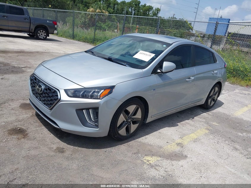 2020 Hyundai Ioniq VIN KMHC85LC6LU242650 IAAI salvage auction — WATER/FLOOD, Rebuildable (Florida), sold $4,450 on 2026-07-29 (photo 2)