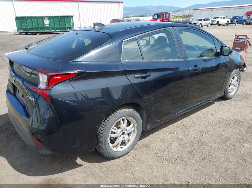 2020 Toyota Prius VIN JTDL9RFU0L3020544 IAAI salvage auction — FRONT END, Salvage Title, sold $4,100 on 2026-07-21 (photo 4)