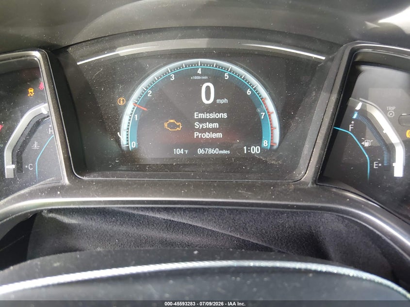 2018 Honda Civic VIN SHHFK7H57JU416836 IAAI salvage auction — NORMAL WEAR, Clear-Dealer Only (Arizona), sold $1,800 on 2026-07-28 (photo 7)