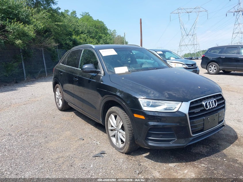 2016 Audi Q3 VIN WA1EFCFS5GR016208 IAAI salvage auction — SIDE, Wait Title, sold $2,100 on 2026-09-03 (photo 1)