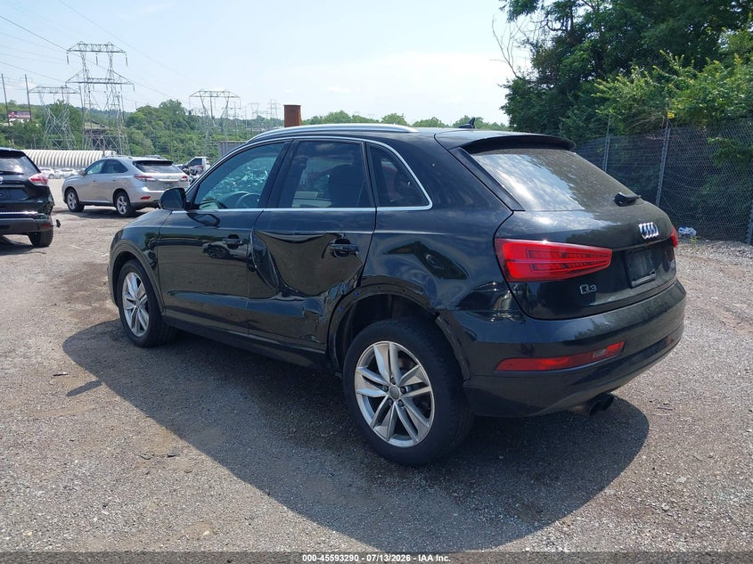 2016 Audi Q3 VIN WA1EFCFS5GR016208 IAAI salvage auction — SIDE, Wait Title, sold $2,100 on 2026-09-03 (photo 3)