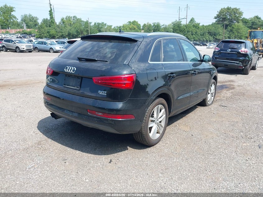 2016 Audi Q3 VIN WA1EFCFS5GR016208 IAAI salvage auction — SIDE, Wait Title, sold $2,100 on 2026-09-03 (photo 4)