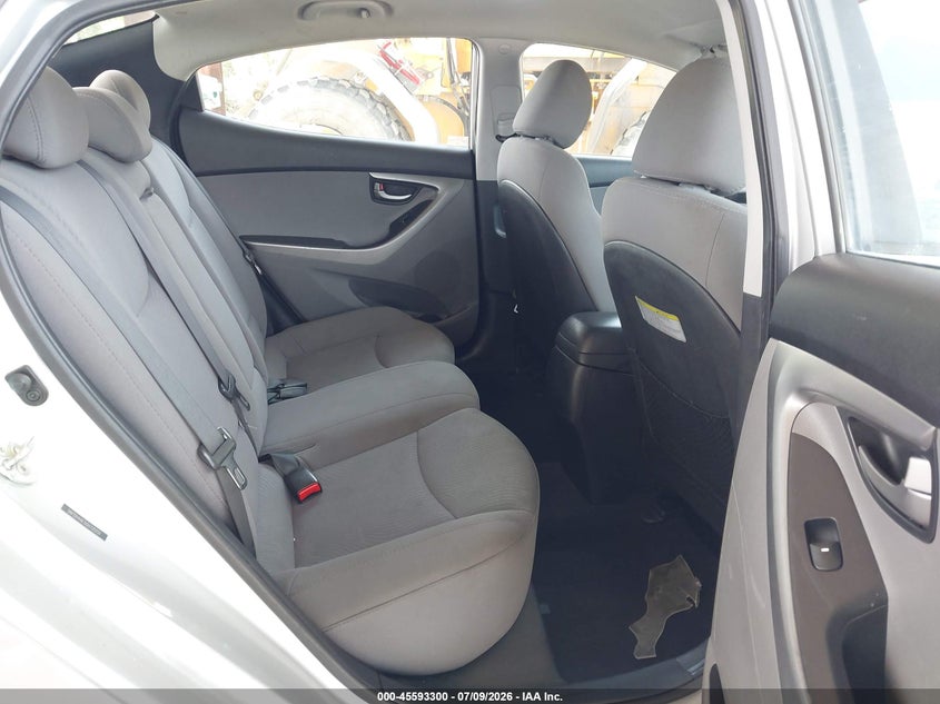 2016 Hyundai Elantra VIN 5NPDH4AE5GH725151 IAAI salvage auction — FRONT END, Salvage Title, sold $1,100 on 2026-08-03 (photo 8)