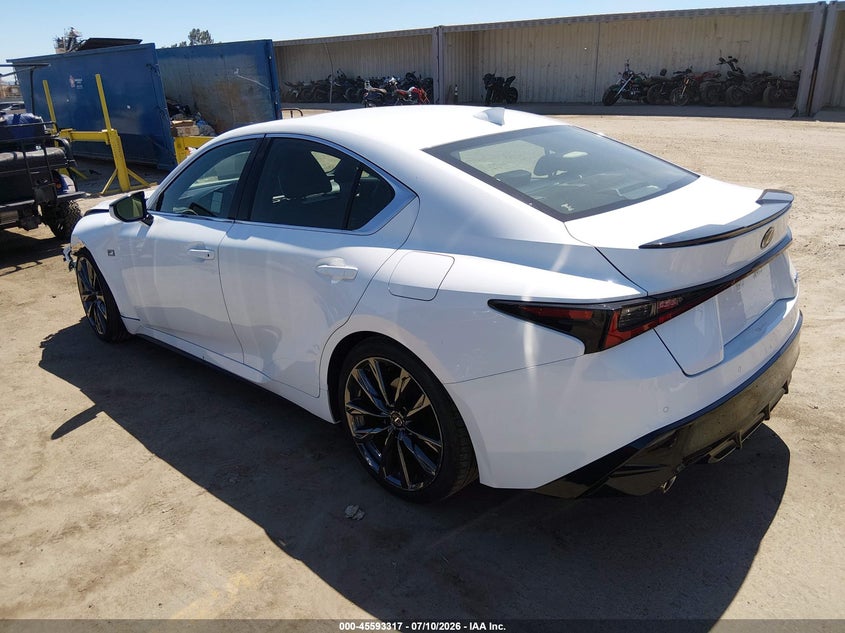 2023 Lexus Is 350 VIN JTHGZ1B2XP5066284 IAAI salvage auction — FRONT END, Salvage (California), sold $17,200 on 2026-07-15 (photo 3)