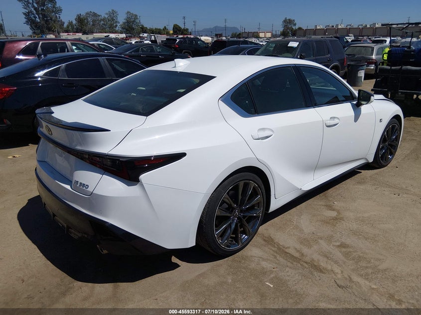 2023 Lexus Is 350 VIN JTHGZ1B2XP5066284 IAAI salvage auction — FRONT END, Salvage (California), sold $17,200 on 2026-07-15 (photo 4)