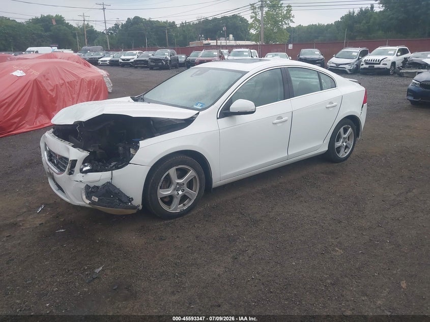 2012 Volvo S60 VIN YV1622FS6C2126553 IAAI salvage auction — FRONT & REAR, Wait Title, sold $875 on 2026-08-19 (photo 2)