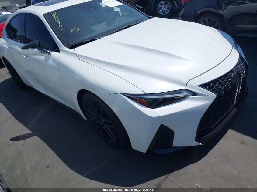 2023 Lexus Is VIN JTHAP1D28P5002608 IAAI salvage auction — VANDALISM, Salvage Title, sold $39,100 on 2026-07-15 (photo 1)