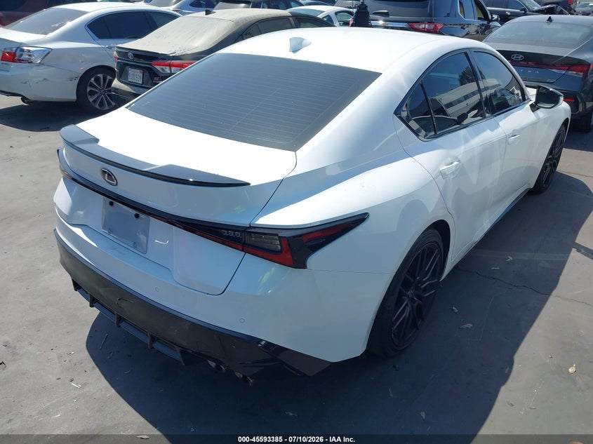 2023 Lexus Is VIN JTHAP1D28P5002608 IAAI salvage auction — VANDALISM, Salvage Title, sold $39,100 on 2026-07-15 (photo 4)