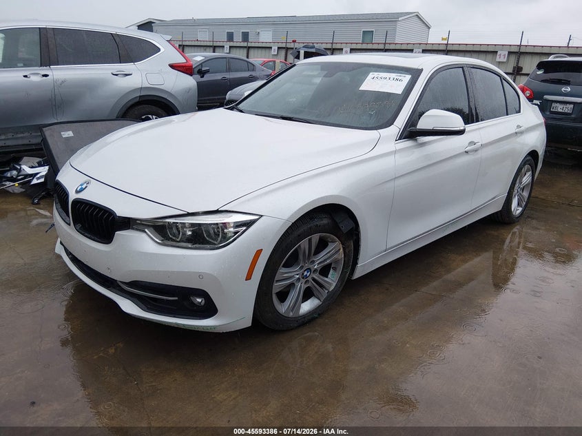 2017 BMW 3er VIN WBA8B9G57HNU09479 IAAI salvage auction — UNDERCARRIAGE, Original (Texas), sold $3,800 on 2026-08-21 (photo 2)
