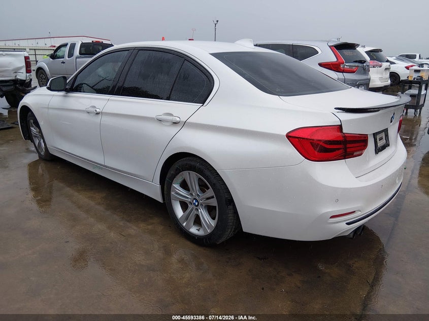 2017 BMW 3er VIN WBA8B9G57HNU09479 IAAI salvage auction — UNDERCARRIAGE, Original (Texas), sold $3,800 on 2026-08-21 (photo 3)