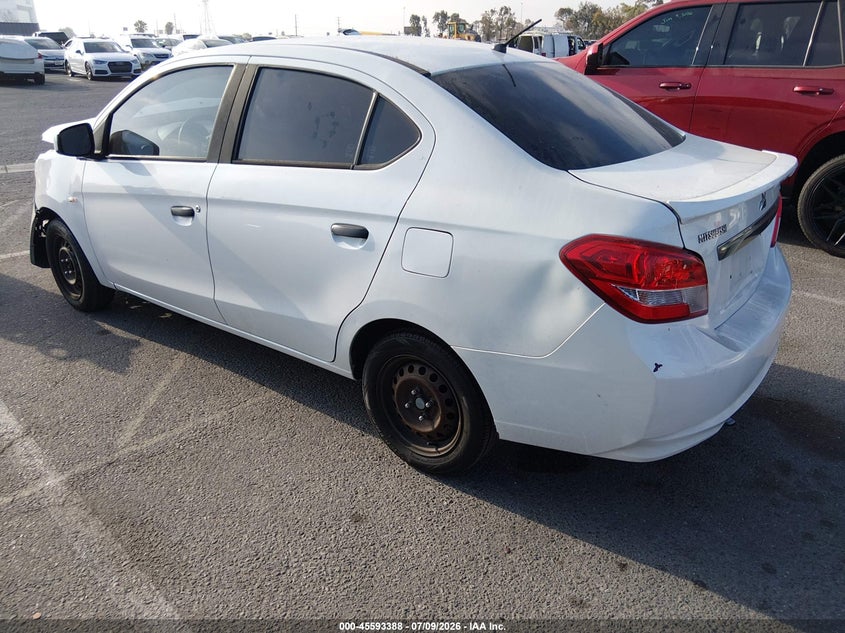 2018 Mitsubishi Mirage VIN ML32F3FJ3JHF06455 IAAI salvage auction — FRONT END, Salvage (California), sold $775 on 2026-07-30 (photo 3)