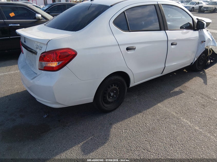 2018 Mitsubishi Mirage VIN ML32F3FJ3JHF06455 IAAI salvage auction — FRONT END, Salvage (California), sold $775 on 2026-07-30 (photo 4)