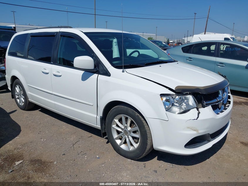 2014 Dodge Caravan VIN 2C4RDGCG6ER253186 IAAI salvage auction — RIGHT FRONT, Salvage Title, sold $400 on 2026-07-18 (photo 1)