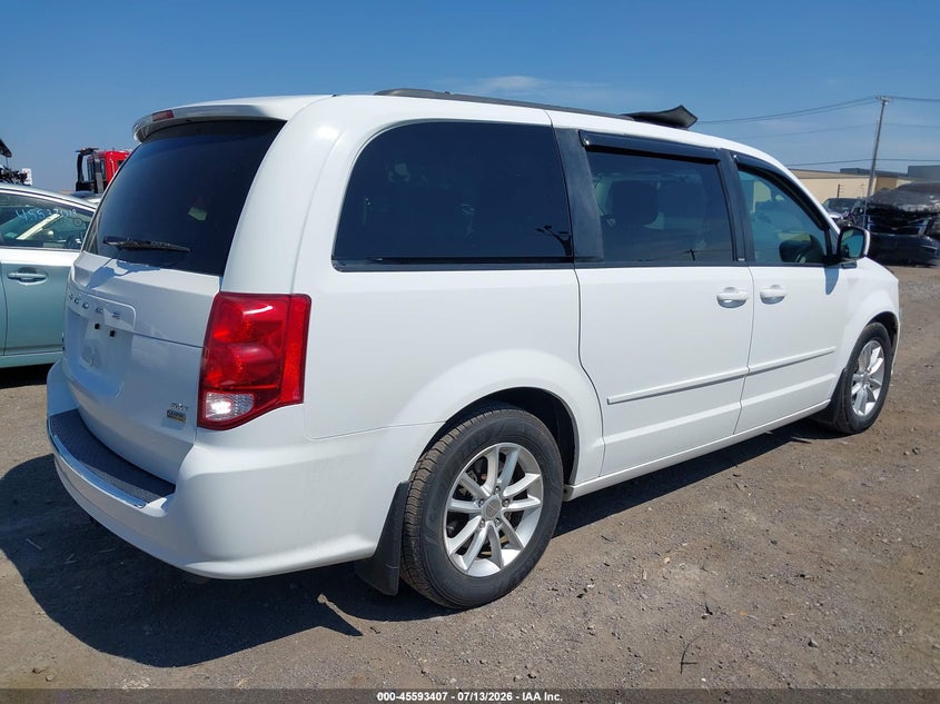 2014 Dodge Caravan VIN 2C4RDGCG6ER253186 IAAI salvage auction — RIGHT FRONT, Salvage Title, sold $400 on 2026-07-18 (photo 4)