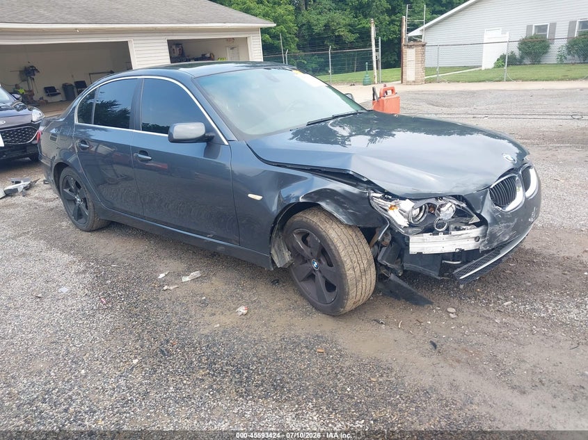 2008 BMW 5er VIN WBANV13518CZ54624 IAAI salvage auction — FRONT END, Salvage (Ohio), sold $250 on 2026-08-03 (photo 1)