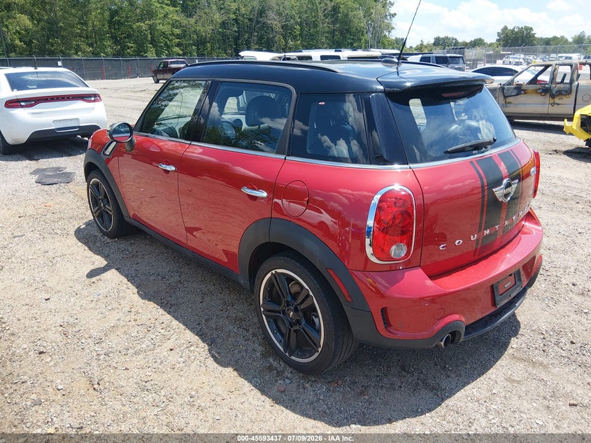2014 Mini Countryman VIN WMWZC3C52EWP29772 IAAI salvage auction — FRONT END, Salvage (South Carolina), sold $1,450 on 2026-08-05 (photo 3)