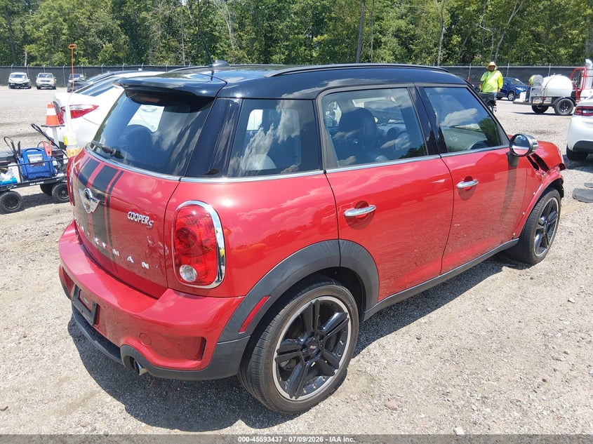 2014 Mini Countryman VIN WMWZC3C52EWP29772 IAAI salvage auction — FRONT END, Salvage (South Carolina), sold $1,450 on 2026-08-05 (photo 4)