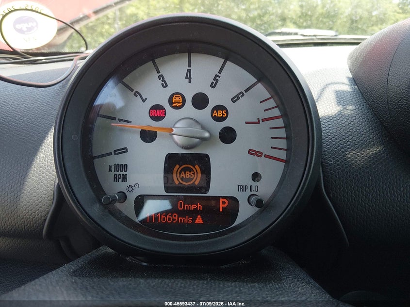 2014 Mini Countryman VIN WMWZC3C52EWP29772 IAAI salvage auction — FRONT END, Salvage (South Carolina), sold $1,450 on 2026-08-05 (photo 7)