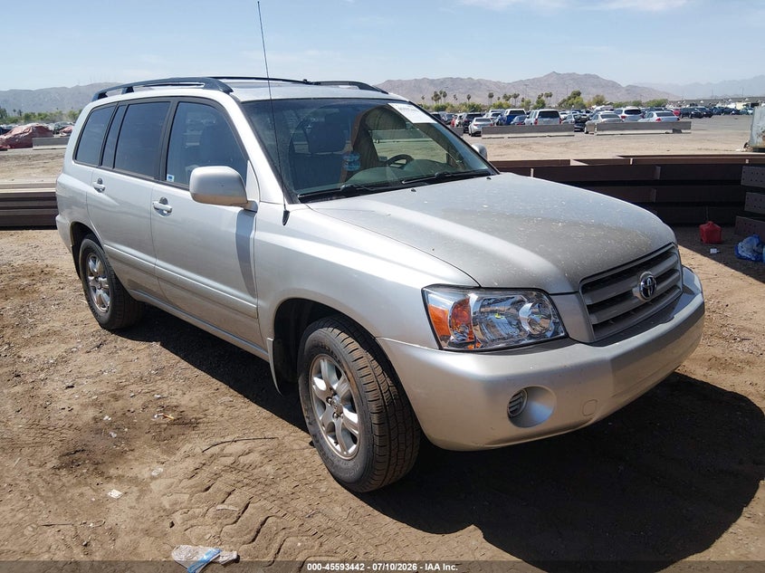 2005 Toyota Highlander VIN JTEDP21A150091038 IAAI salvage auction — NORMAL WEAR, Clear-Dealer Only (Arizona), sold $25 on 2026-07-21 (photo 1)