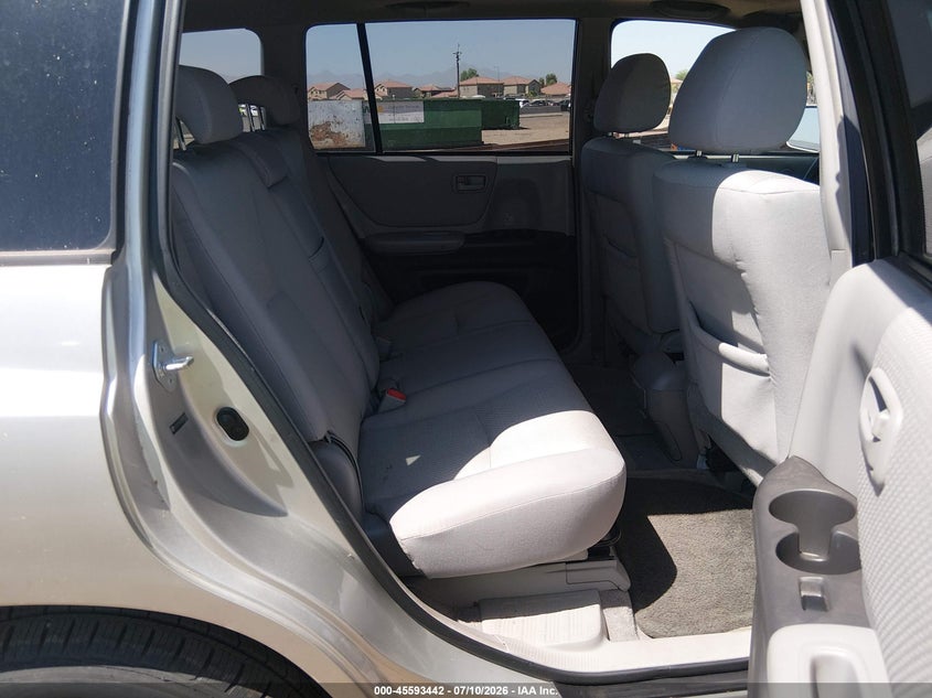 2005 Toyota Highlander VIN JTEDP21A150091038 IAAI salvage auction — NORMAL WEAR, Clear-Dealer Only (Arizona), sold $25 on 2026-07-21 (photo 8)