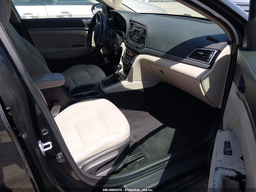 2017 Hyundai Elantra VIN KMHD74LF5HU161724 IAAI salvage auction — LEFT SIDE, Original (Texas), sold $650 on 2026-07-28 (photo 5)
