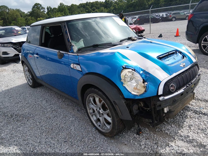 2010 Mini Cooper VIN WMWMF7C58ATX41638 IAAI salvage auction — FRONT END, Salvage (Alabama), sold $225 on 2026-08-13 (photo 1)